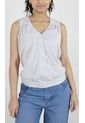 Blusa Para Mujer Manga Sisa Azul Marca L&H de L&H