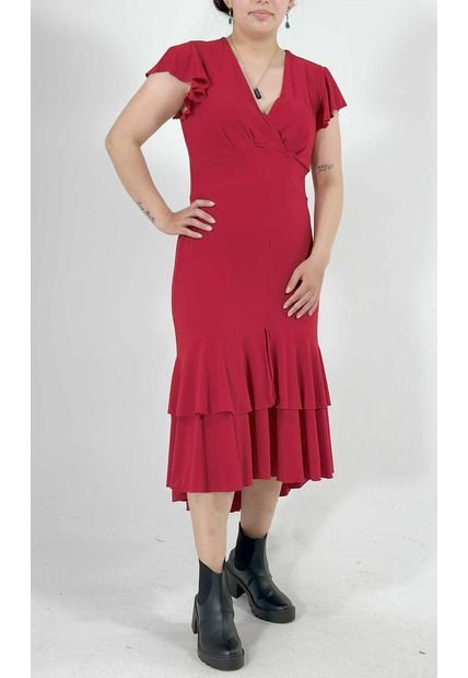 Vestido Para Mujer Rojo Marca L&H