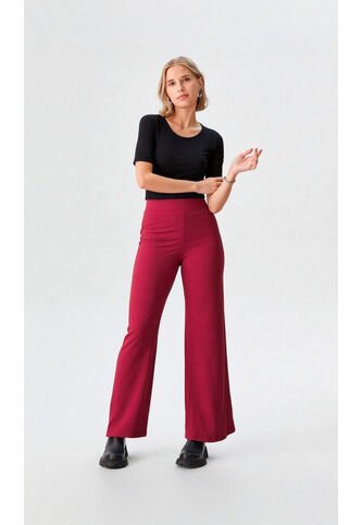 Pantalon Para Mujer Vino Marca L&H L&H