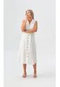 Vestido Para Mujer Manga Sisa Crudo Marca L&H Ref. 1Y417033 de L&H