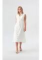 Vestido Para Mujer Manga Sisa Crudo Marca L&H Ref. 1Y417033 de L&H