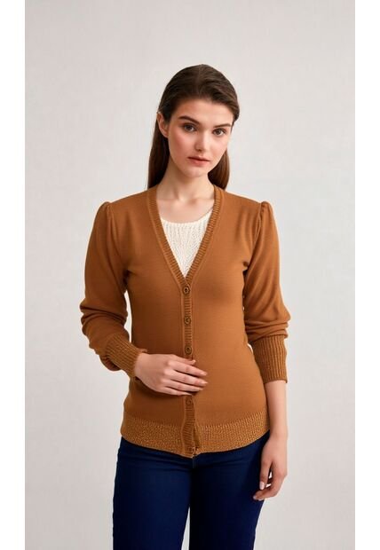Saco Para Mujer Manga Larga Taupe Marca L&H Ref. 4E433046