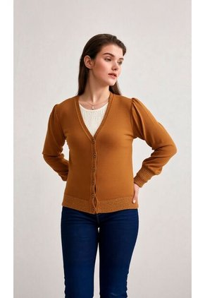 Saco Para Mujer Manga Larga Taupe Marca L&H Ref. 4E433046