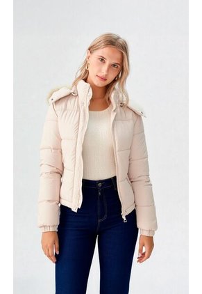 Chaqueta Para Mujer Beige Marca L&H Ref. 6N408014