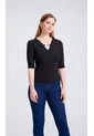 Camiseta Para Mujer Manga 3/4 Negro Marca L&H Ref. 4R409232 de L&H
