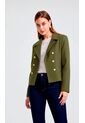 Chaqueta Para Mujer Manga Larga Verde Marca L&H Ref. 4V408175 de L&H