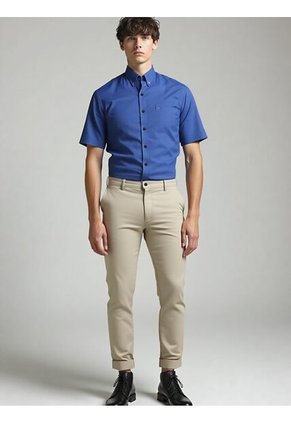 Pantalon Para Hombre Beige Marca L&H