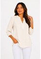 Blusa Para Mujer Manga 3/4 Crudo Marca L&H Ref. 5P412291 de L&H
