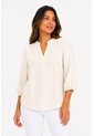 Blusa Para Mujer Manga 3/4 Crudo Marca L&H Ref. 5P412291 de L&H