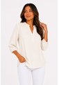 Blusa Para Mujer Manga 3/4 Crudo Marca L&H Ref. 5P412291 de L&H