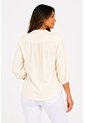 Blusa Para Mujer Manga 3/4 Crudo Marca L&H Ref. 5P412291 de L&H