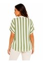 Blusa Para Mujer Manga Corta Verde Marca L&H Ref. 1F412668 de L&H
