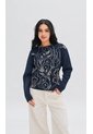 Saco Para Mujer Azul Oscuro Marca L&H Ref. 4E433042 de L&H