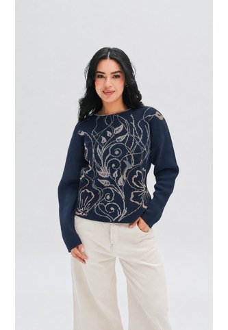 Saco Para Mujer Azul Oscuro Marca L&H Ref. 4E433042 L&H