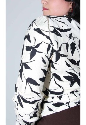 Blusa Para Mujer. Manga 3/4 Crudo Marca L&H