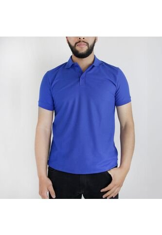 Camiseta Para Hombre Manga Corta Azul Marca L&H L&H