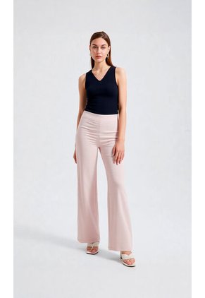 Pantalon Para Mujer Caqui Marca L&H Ref. 5P407002