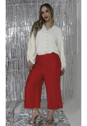 Capri Para Mujer Rojo Marca L&H