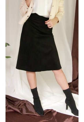 Falda Para Mujer Negro Marca L&H