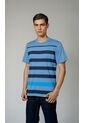 T-Shirt Para Hombre Azul Marca L&H de L&H
