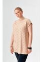 Camiseta Para Mujer. Manga Corta Beige Marca L&H Ref. 2J609088 de L&H