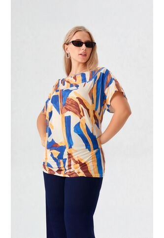 Camiseta Para Mujer. Azul Marca L&H Ref. 2J609087 L&H
