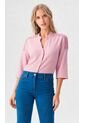 Blusa Para Mujer Manga 3/4 Rosado Marca L&H de L&H