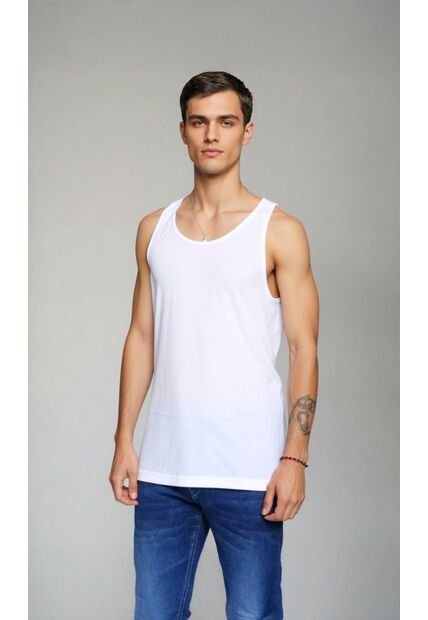 Camisilla Para Hombre Manga Sisa Blanco Marca L&H Ref. 4K102001