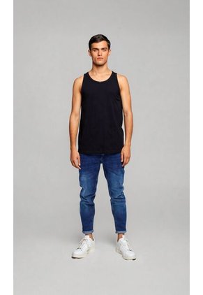 Camisilla Para Hombre Manga Sisa Negro Marca L&H Ref. 4K102001