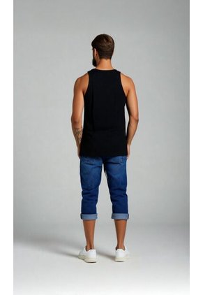 Camisilla Para Hombre Manga Sisa Negro Marca L&H Ref. 4K102001