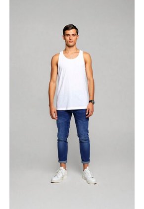 Camisilla Para Hombre Manga Sisa Blanco Marca L&H Ref. 4K102001