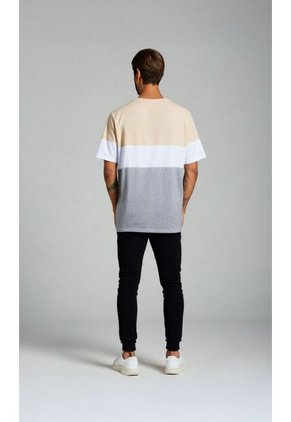 T-Shirt Para Hombre Beige Marca L&H Ref. 4K109121