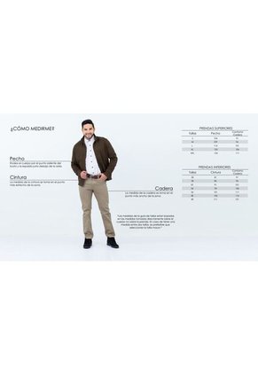 Pantalon Para Hombre Beige Marca L&H