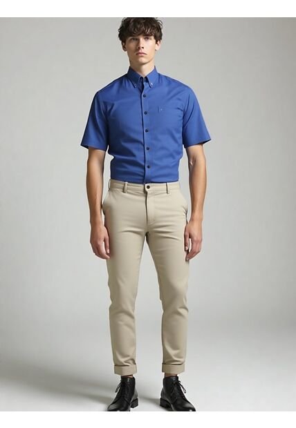 Pantalon Para Hombre Beige Marca L&H