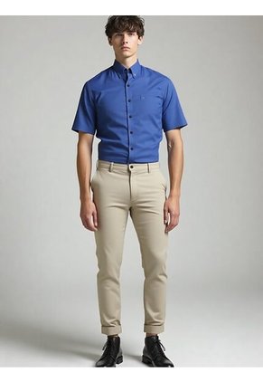 Pantalon Para Hombre Beige Marca L&H