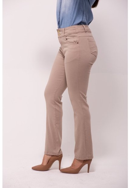 Jean Para Mujer Cafe Marca L&H Ref. 8S407018