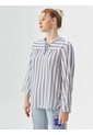 Blusa Para Mujer Manga 3/4 Azul Marca L&H Ref. 5P412285 de L&H