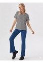 Camiseta Para Mujer Manga Corta Negro Marca L&H Ref. 1F409548 de L&H