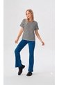 Camiseta Para Mujer Manga Corta Negro Marca L&H Ref. 1F409548 de L&H