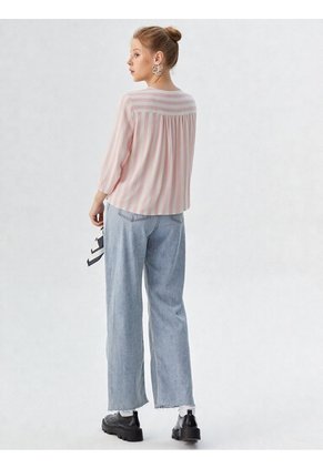 Blusa Para Mujer Manga 3/4 Rosado Marca L&H Ref. 5P412285
