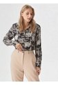 Blusa Para Mujer Manga Larga Gris Oscuro Marca L&H Ref. 2J412283 de L&H