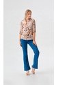 Blusa Para Mujer Manga 3/4 Taupe Marca L&H Ref. 1F412731 de L&H