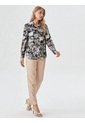 Blusa Para Mujer Manga Larga Gris Oscuro Marca L&H Ref. 2J412283 de L&H