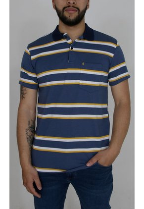 Camiseta Para Hombre Azul Marca L&H