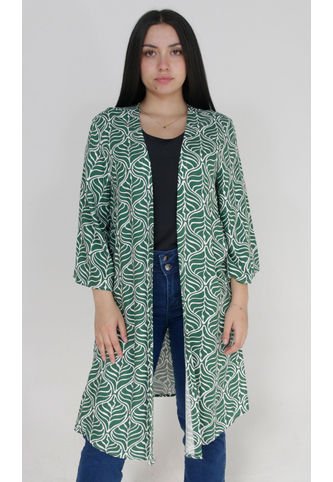 Kimono Para Mujer Verde Marca L&H L&H