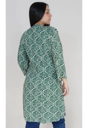 Kimono Para Mujer Verde Marca L&H
