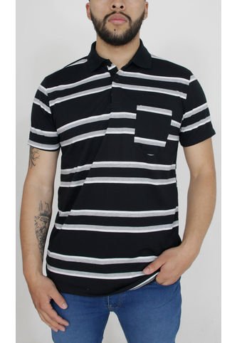 Camiseta Para Hombre Negro Marca L&H L&H