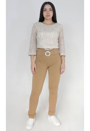 Leggins Para Mujer Beige Marca L&H