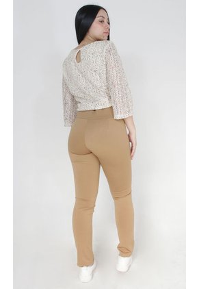 Leggins Para Mujer Beige Marca L&H