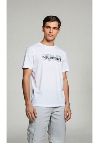 T-Shirt Para Hombre Manga Corta Blanco Marca L&H L&H